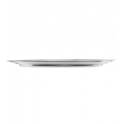Travessa Oval Rasa 30,5 cm em Aço Inox